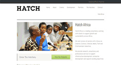 Desktop Screenshot of hatchafrica.com
